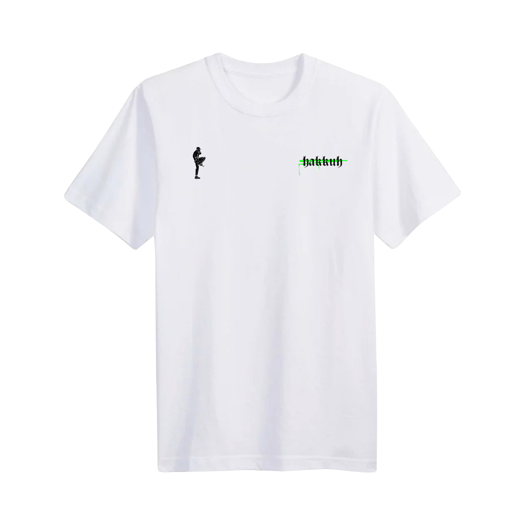 HAKKUH DESIGNER T-SHIRT | WHITE-GREEN