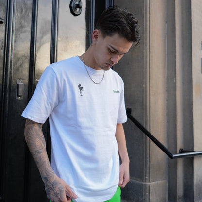 HAKKUH DESIGNER T-SHIRT | WHITE-GREEN