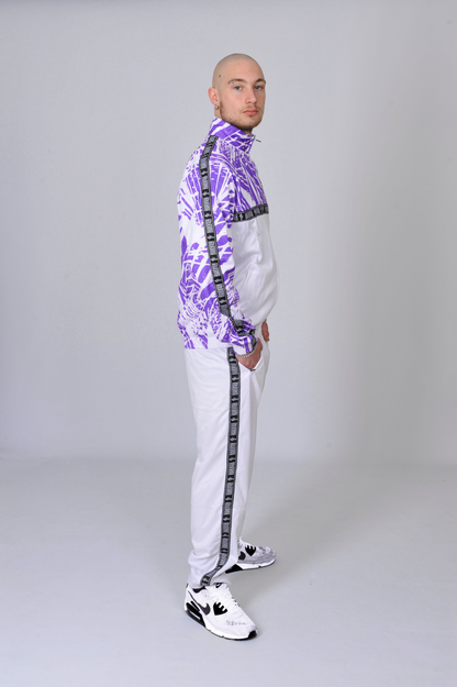 HAKKUH PRINT JACKET | PERSIAN VIOLET