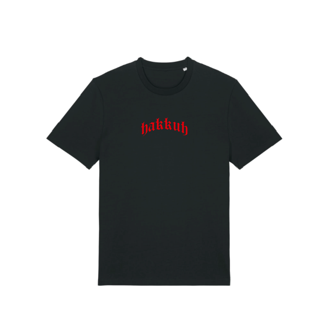 HAKKUH DESIGNER T-SHIRT | BLACK-RED