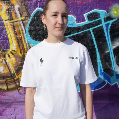 HAKKUH DESIGNER T-SHIRT | WHITE-GREEN