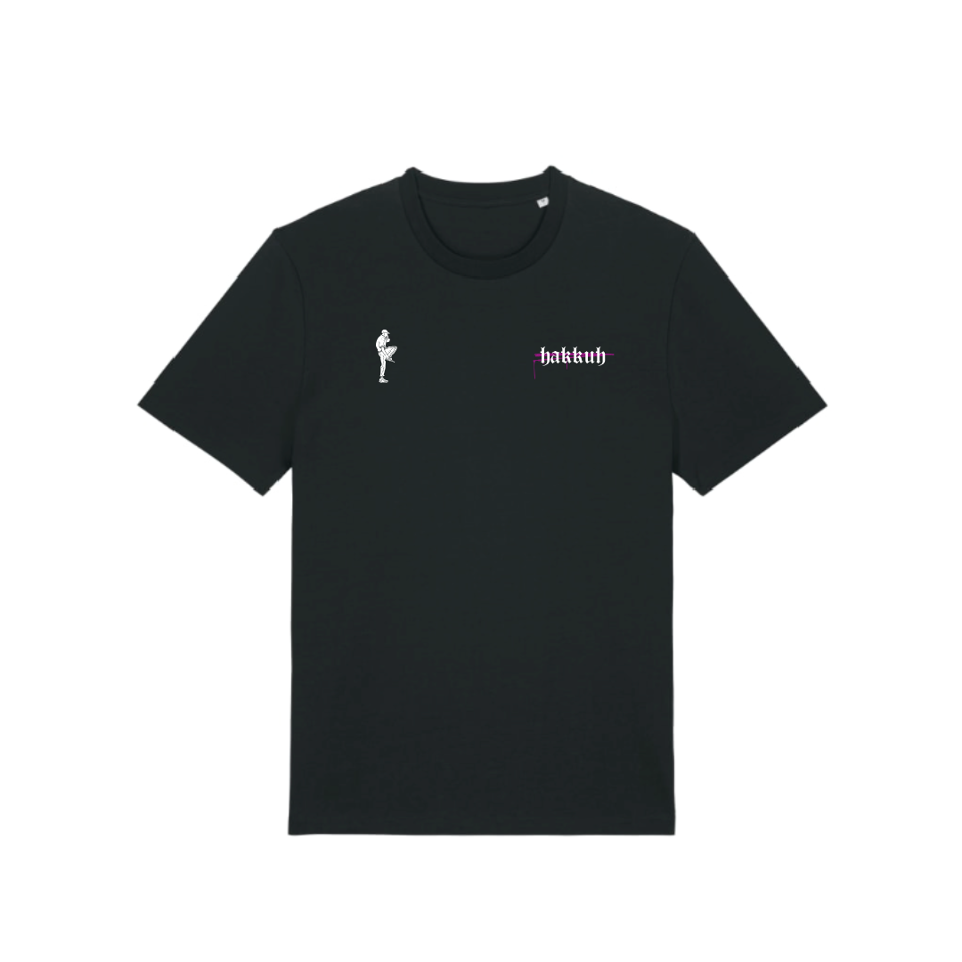 HAKKUH DESIGNER T-SHIRT | BLACK-PURPLE