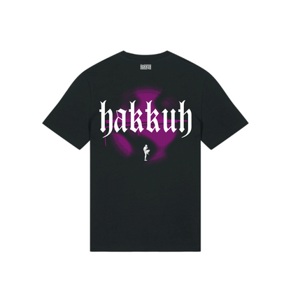 HAKKUH DESIGNER T-SHIRT | BLACK-PURPLE
