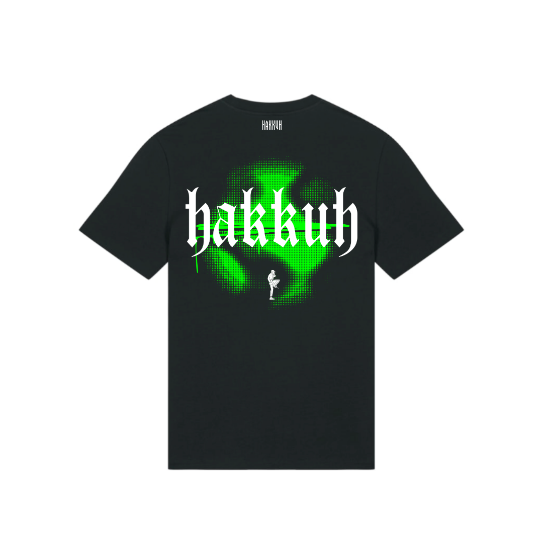 HAKKUH DESIGNER T-SHIRT | BLACK-GREEN