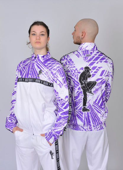 HAKKUH PRINT JACKET | PERSIAN VIOLET