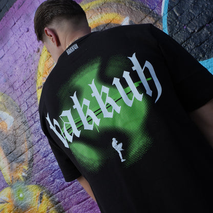 HAKKUH DESIGNER T-SHIRT | BLACK-GREEN