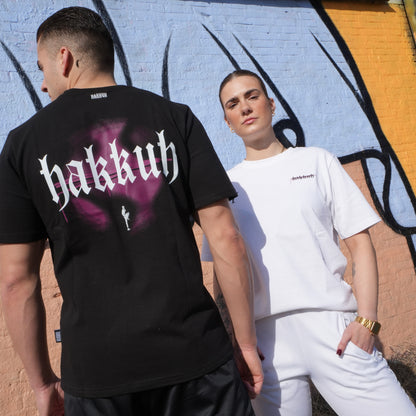 HAKKUH DESIGNER T-SHIRT | BLACK-PURPLE
