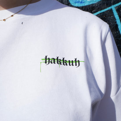 HAKKUH DESIGNER T-SHIRT | WHITE-GREEN