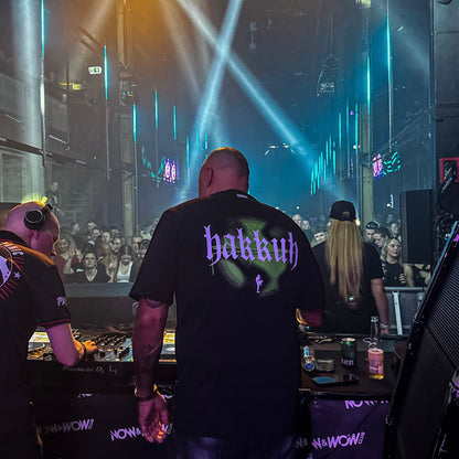 HAKKUH DESIGNER T-SHIRT | BLACK-GREEN