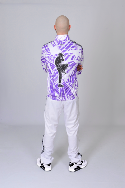 HAKKUH PRINT JACKET | PERSIAN VIOLET