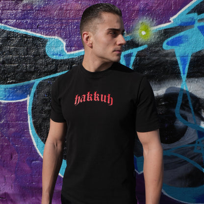 HAKKUH DESIGNER T-SHIRT | BLACK-RED