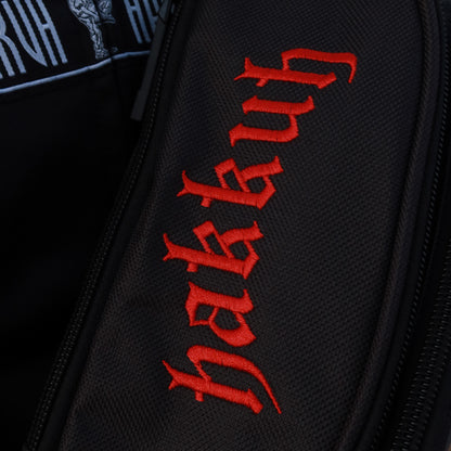 HAKKUH DESIGNER HIP BAG | BLACK-RED