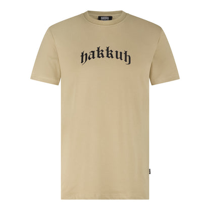 HAKKUH T-SHIRT NEW ERA | BEIGE/BLACK